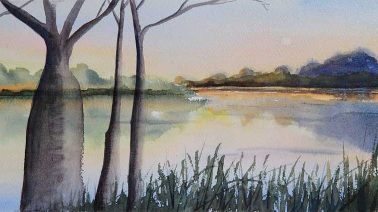 Painting: Lake Argyle