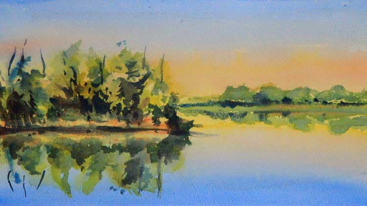Painting: Reflections
