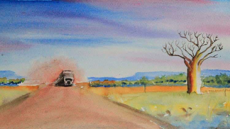 Painting: Road Train